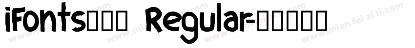 iFonts周年体 Regular字体转换